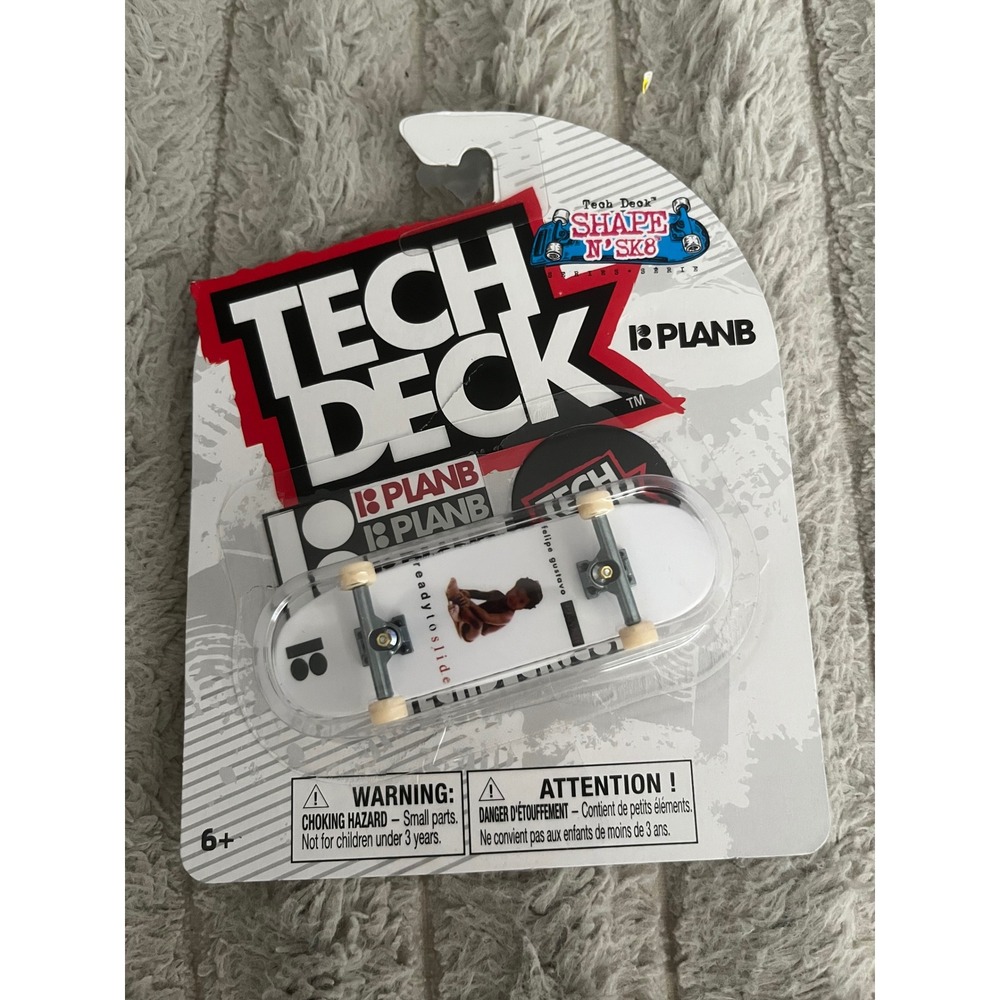 Tech Deck Shape N Sk8 Plan B Felipe Gustavo Ready to Slide Fingerboard 96mm NWT